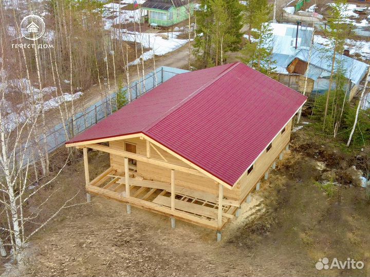 Дом из бруса 79м2