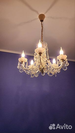 Люстра хрустальная (Чехия)