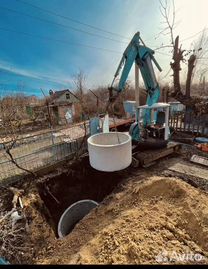 Септик из бетонных колец 1, 2, 3-х камерные