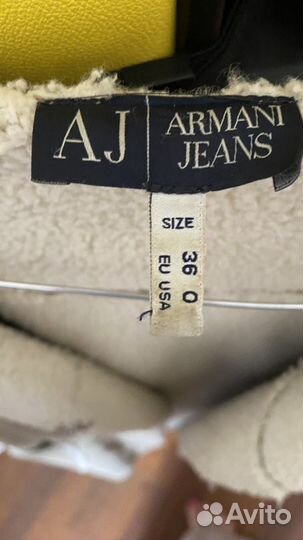 Дубленка armani jeans