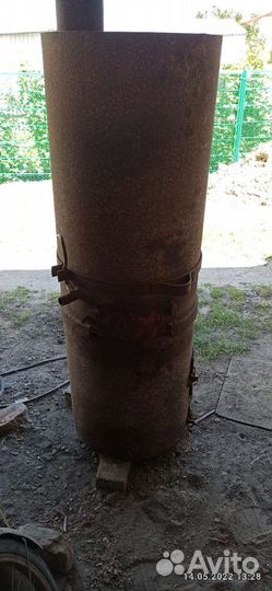 Печь для бани из 530 трубы