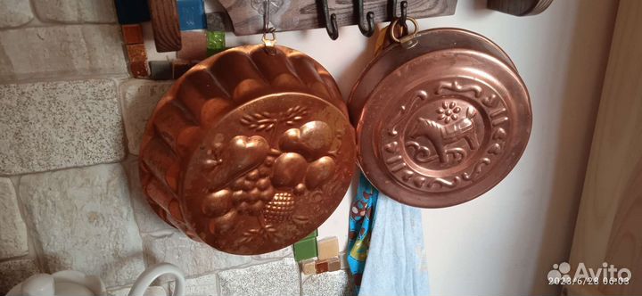 Медная форма для выпечки