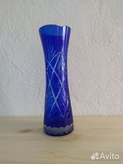 Кобальт СССР ваза для цветов и сахарница