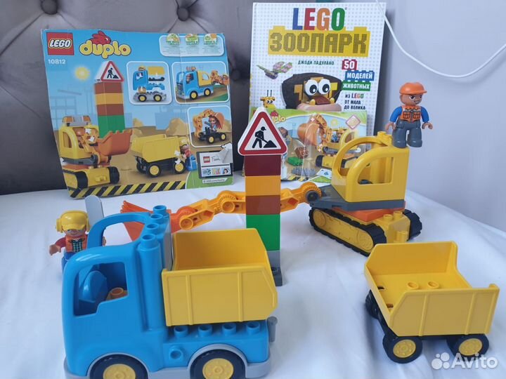 Конструктор lego duplo 10812 Грузовик и экскаватор