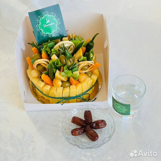 Сырный бенто торт халяль