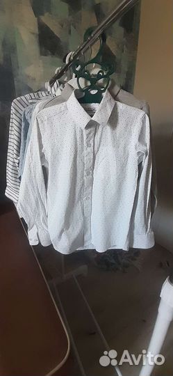 Рубашка школьная для мальчика 122 128