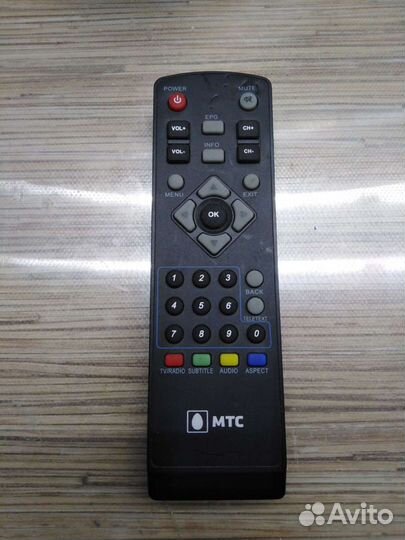 Пульт для цифровых приставок МТС WS-28A IC