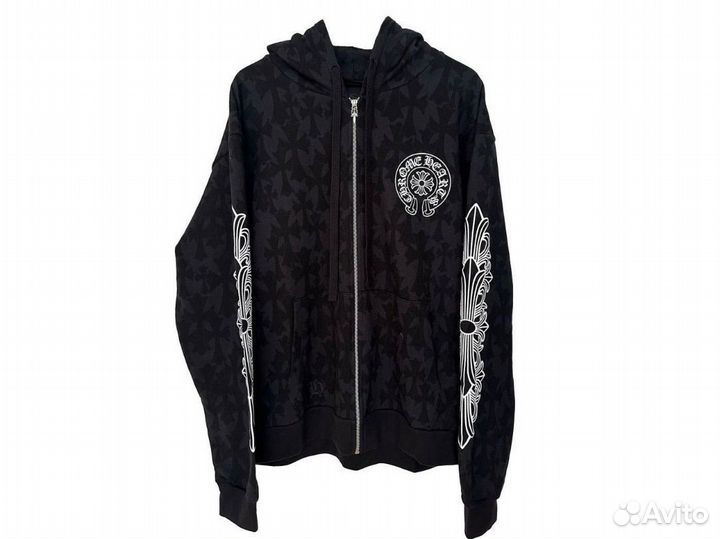 Худи Chrome Hearts Cross Zip