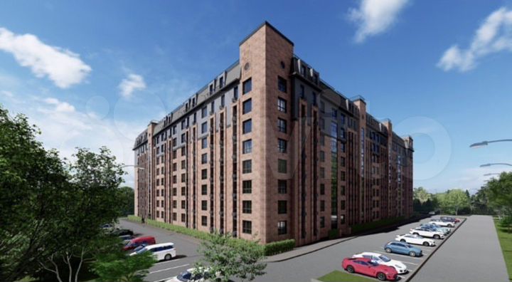 1-к. квартира, 46,1 м², 2/8 эт.