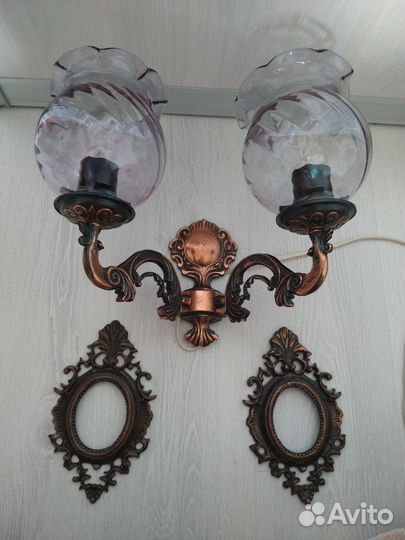 Винтажные рамки для фото (зеркал), бра СССР