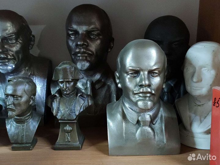 Бюсты из бронзы Ленин, Дзержинский, Наполеон