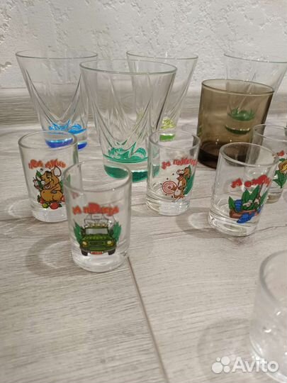 Рюмки, кружка, стаканы