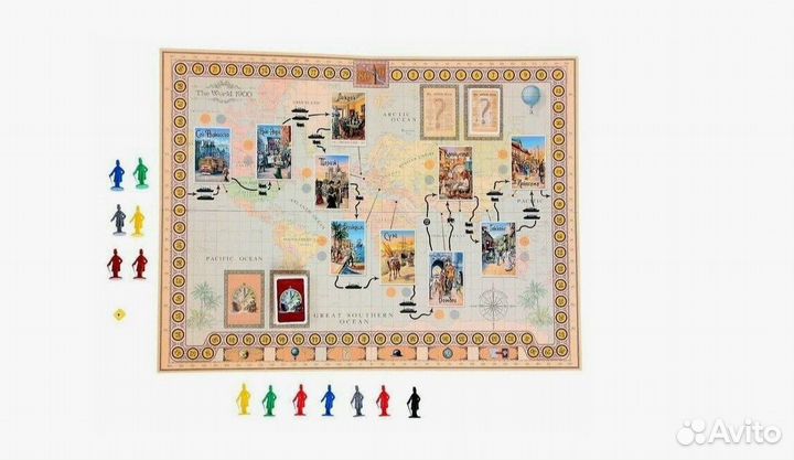 Настольная игра Вокруг света за 80 дней