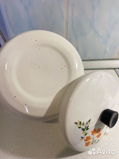 Набор эмалированной посуды СССР