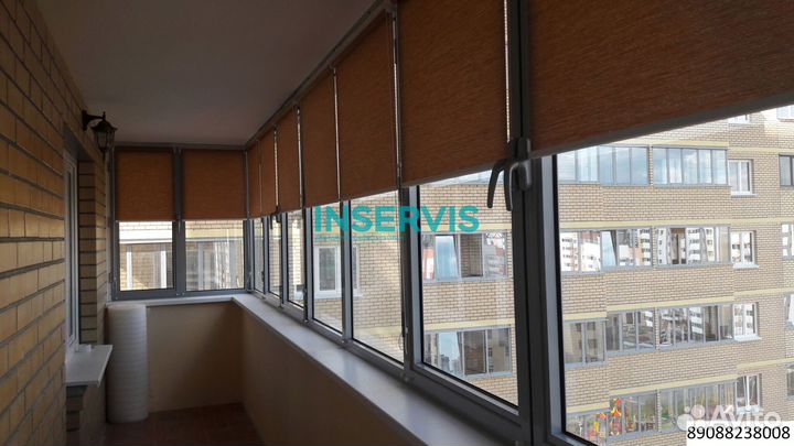 Римские шторы для кухни