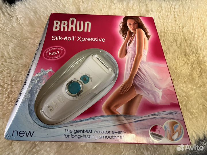 Эпилятор новый Braun Silk epil Xpressive 7281 WD
