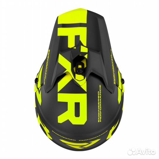 Шлем FXR Torque Team Black/Hi Vis, XL