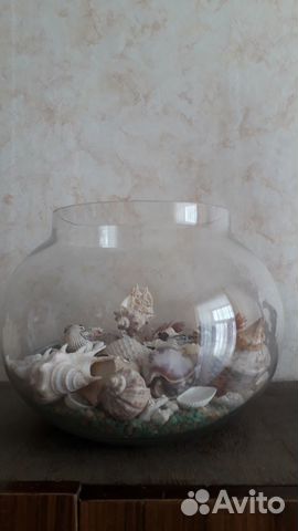 Аквариум для рыбок круглый