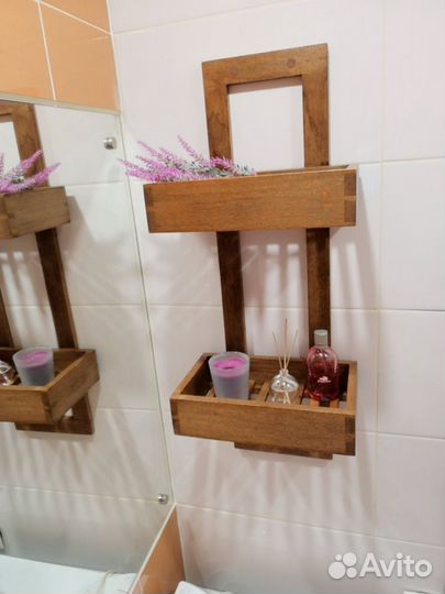 Полка в ванную комнату