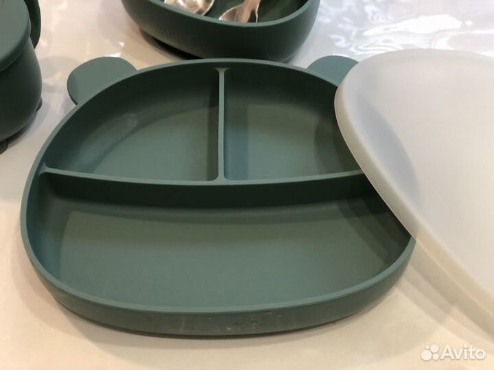 Набор силиконовой посуды для малышей