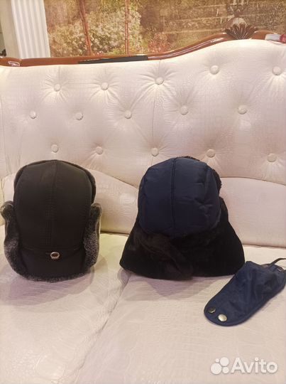 Шапка ушанка мужская