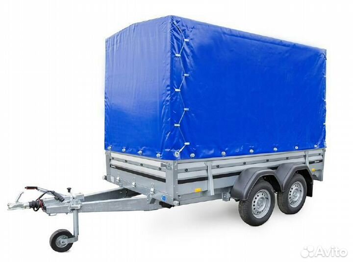 Тент с каркасом от немецкого автоприцепа