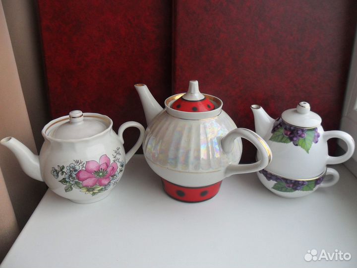 Чайник доливной, заварочный СССР, Китай