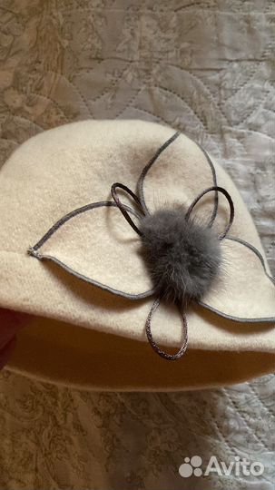 Шляпа женская шерсть