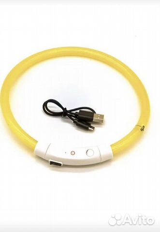 Ошейник светящийся для собак любых пород новый