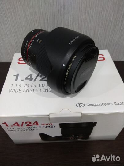 Объектив Samyang MF 24mm f/1.4 ED AS UMC Sony A