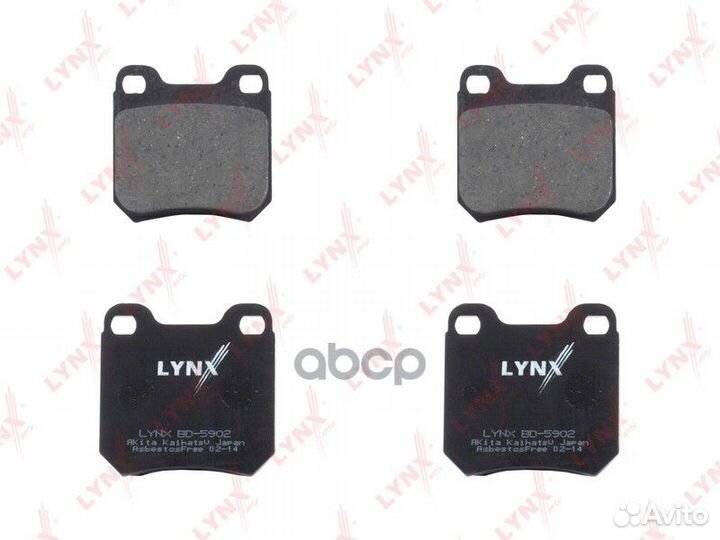 Колодки задние lynxauto BD-5902 BD-5902 lynxauto