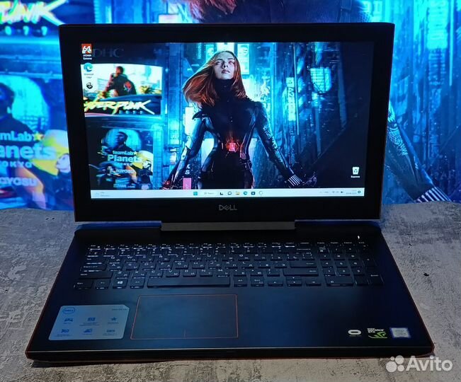 Игровой Dell GTX 1060 6гб/i5-8300H/1128gb/8Гб