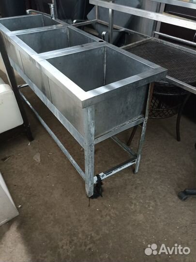 Мойка 3 секции 160-53-90 глубина 30 разборная