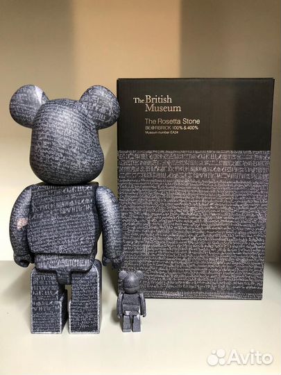 Bearbrick The British Museum 100 & 400 оригинал