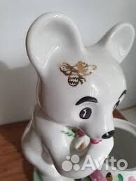Фарфор мишка с бочонком