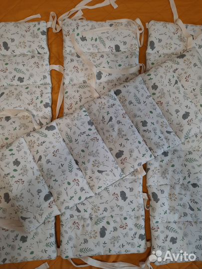 Бортики в детскую кроватку