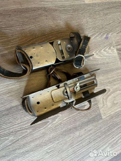 Коньки раздвижные СССР двухполозные