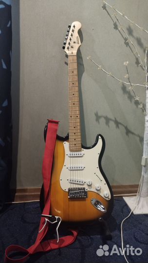 Электрогитара с комбиком и чехлом