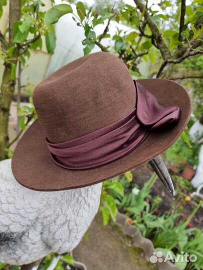 Шляпа соломенная фетровая