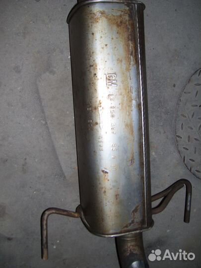 Опель астра H глушитель