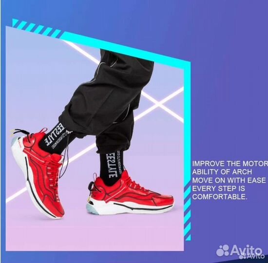 Э2 44р 28.8см Кроссовки Onemix красные