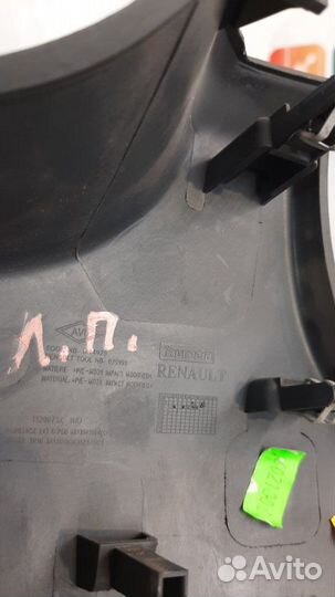 Накладки на торпедо боковые передние левые Renault