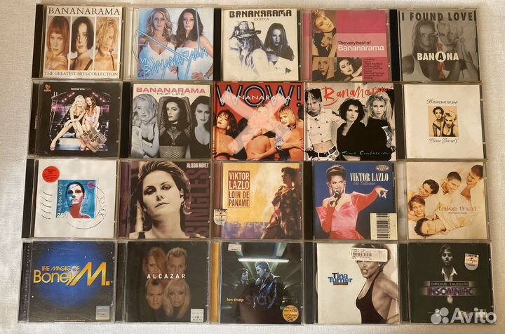 CD и DVD диски иностранные исполнители