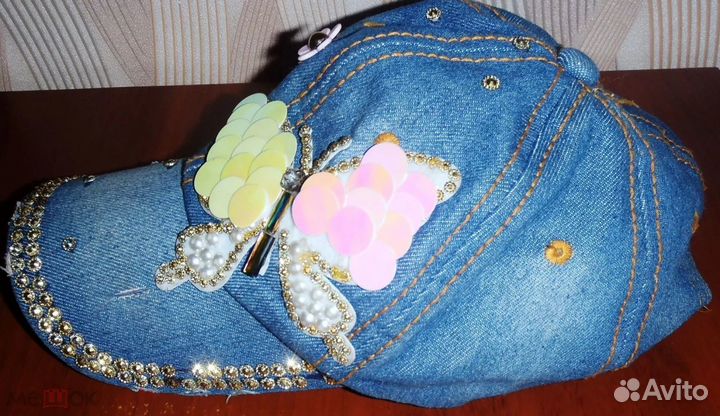 Кепка Бейсболка с бабочкой