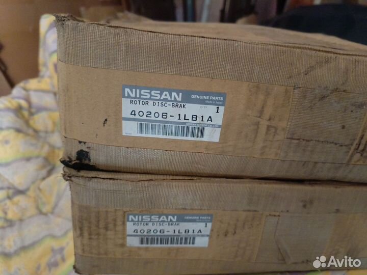 Тормозные диски Nissan y62 перед.40206-1LB1A