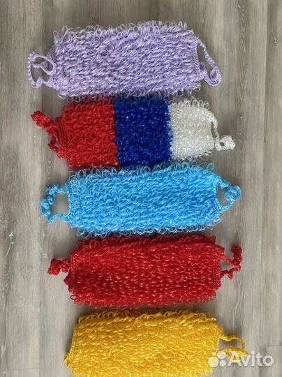Мочалка ручной работы
