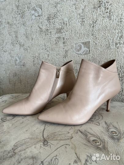 Ботильоны, натуральная кожа