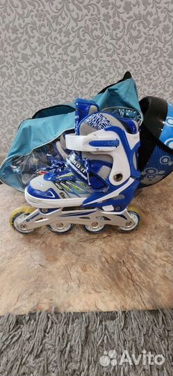 Роликовые коньки детские раздвижные