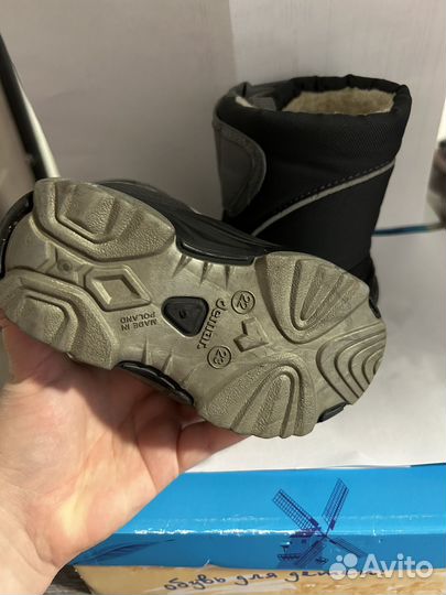 Сапоги детские зимние 22 23