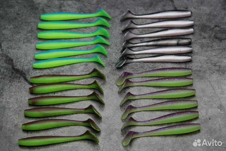 Силиконовые приманки ручной работы